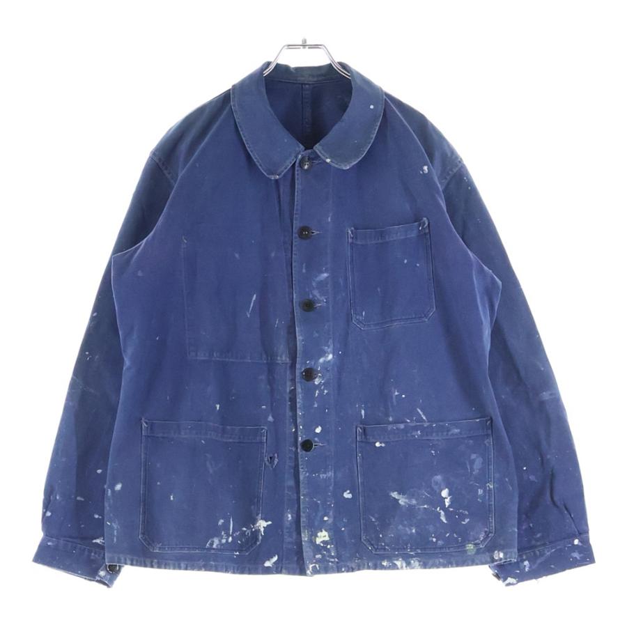 50-60s コットンツイル メタルボタン フレンチワークジャケット VINTAGE ヴィンテージ 50-60s French Work Jacket フレンチワーク