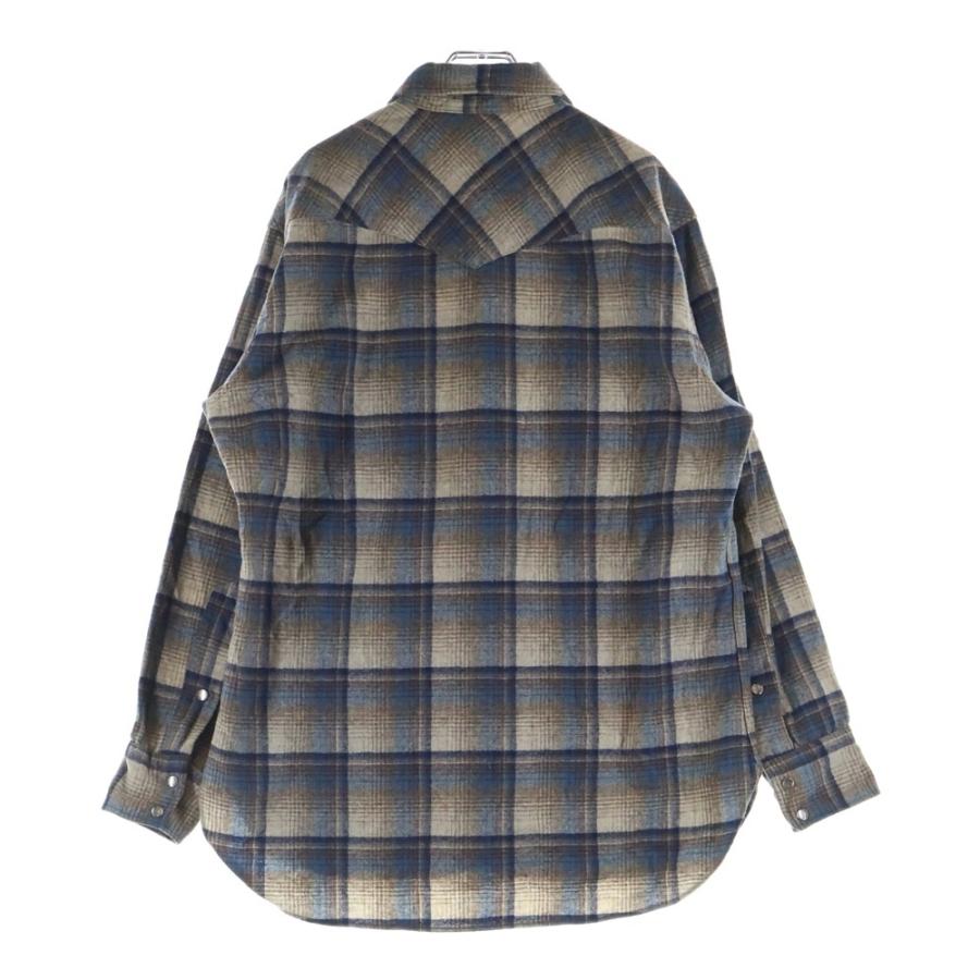 70s Pendleton ウールシャツ チェック ブラウン系 状態良好 PENDLETON（ペンドルトン） 70s VINTAGE ウール ウエスタンシャツ