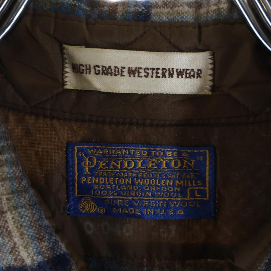 PENDLETON（ペンドルトン） 70s VINTAGE ウール ウエスタンシャツ