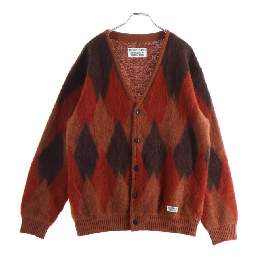 WACKO MARIA（ワコマリア） DIAMOND MOHAIR CARDIGAN ダイヤモンド