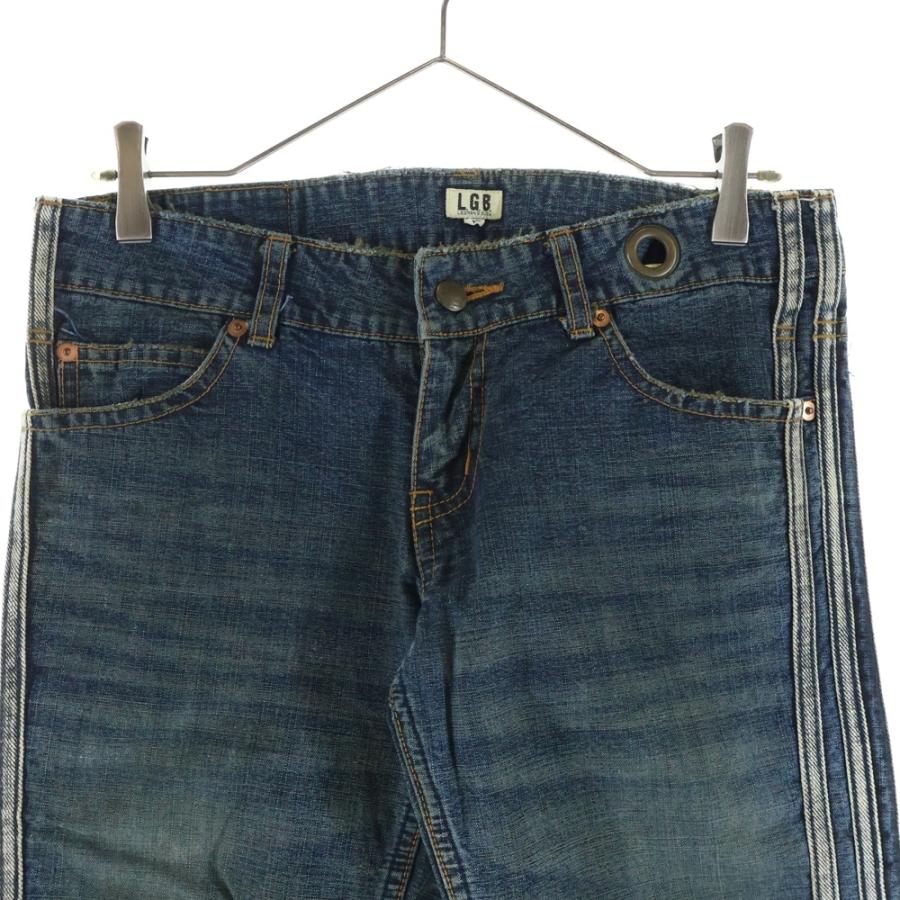 L.G.B.（ルグランブルー） 00s Y2K Side Line Bell bottom Flare Denim 