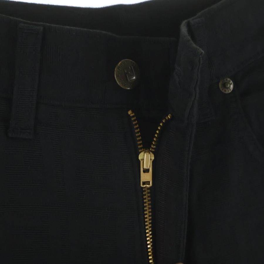 FENDI（フェンディ） 90-00s FENDI JEANS ロゴ コットンロングパンツ