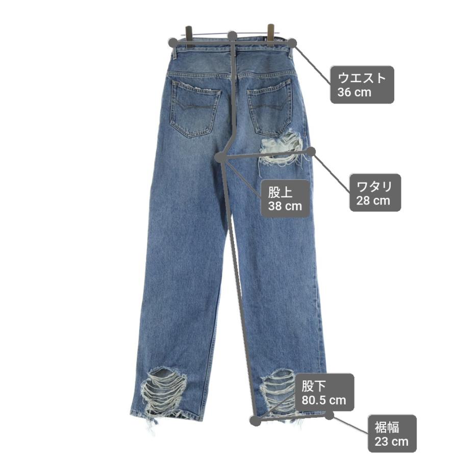 BALENCIAGA（バレンシアガ） 23SS Ripped ダメージ加工 ミディアム