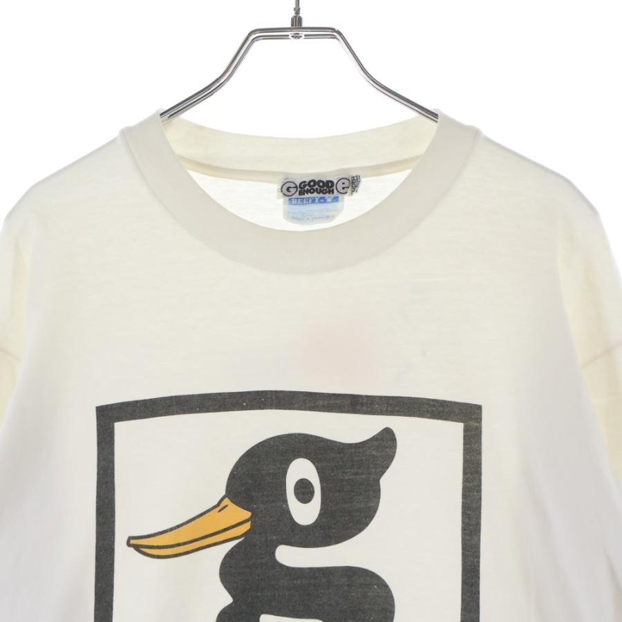 GOODENOUGH（グッドイナフ）90年代ペリカン（アヒル）プリントTシャツ GOODENOUGH（グッドイナフ） 90s 初期 アヒルプリント L/S ロング
