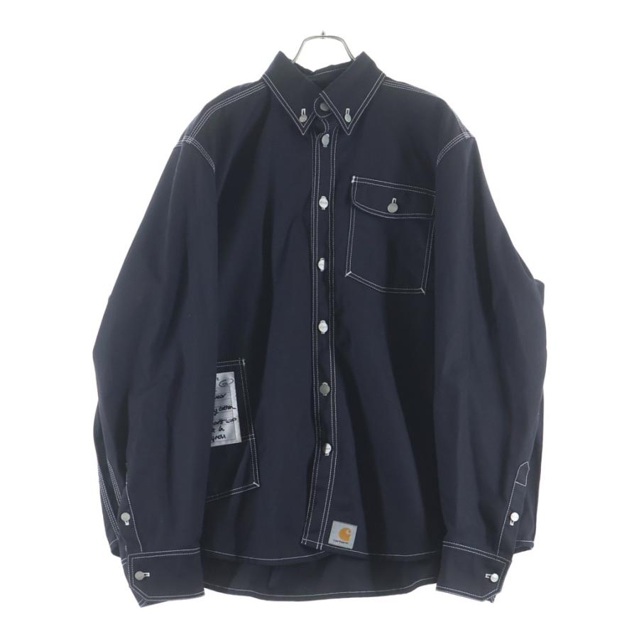 VETEMENTS Carhartt オーバーサイズワークシャツ VETEMENTS（ヴェトモン） 17SS ×Carhartt カーハート オーバーサイズ