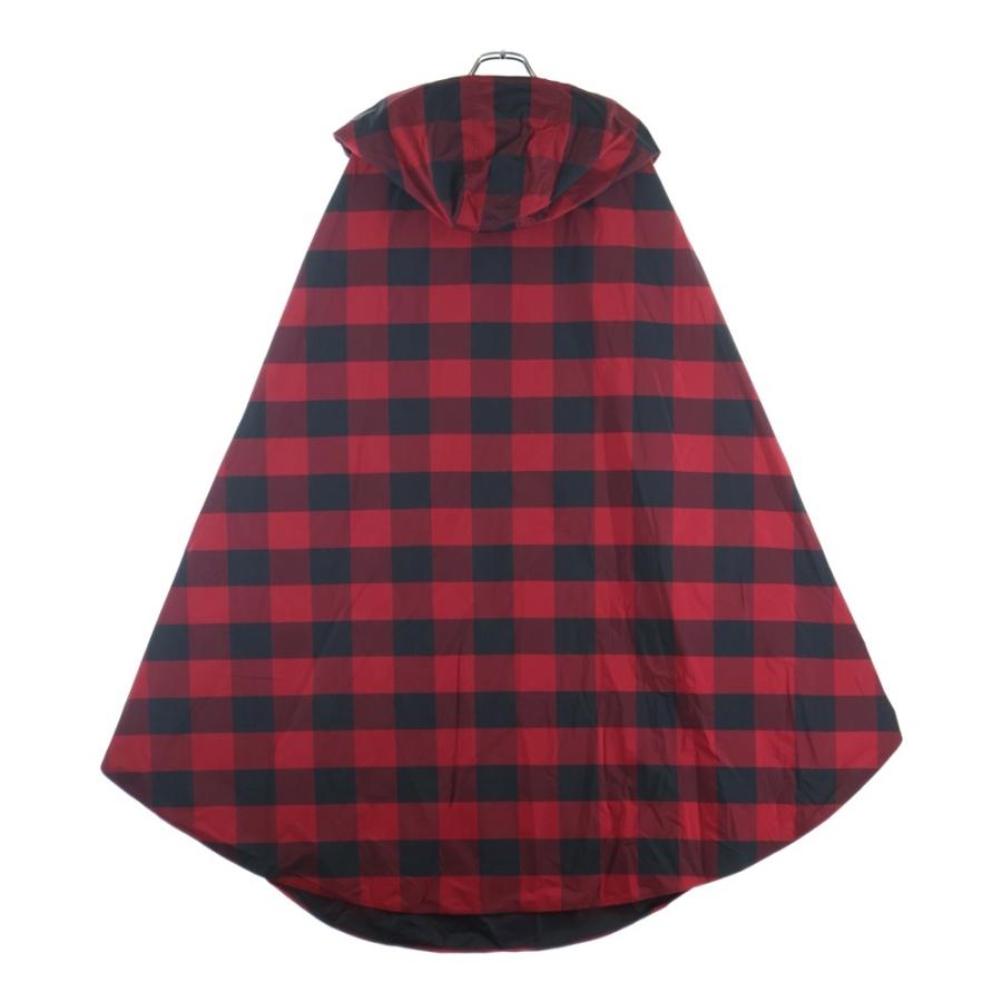 【新品未使用】グッチ　アディダス　GG総柄コート　レッド　691422 GUCCI（グッチ） ×ADIDAS バッファローチェック ナイロン ケープコート