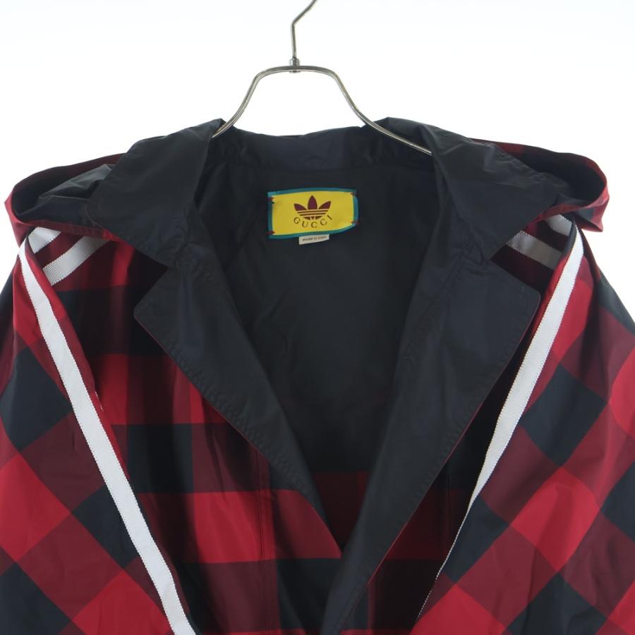 GUCCI（グッチ） ×ADIDAS バッファローチェック ナイロン ケープコート