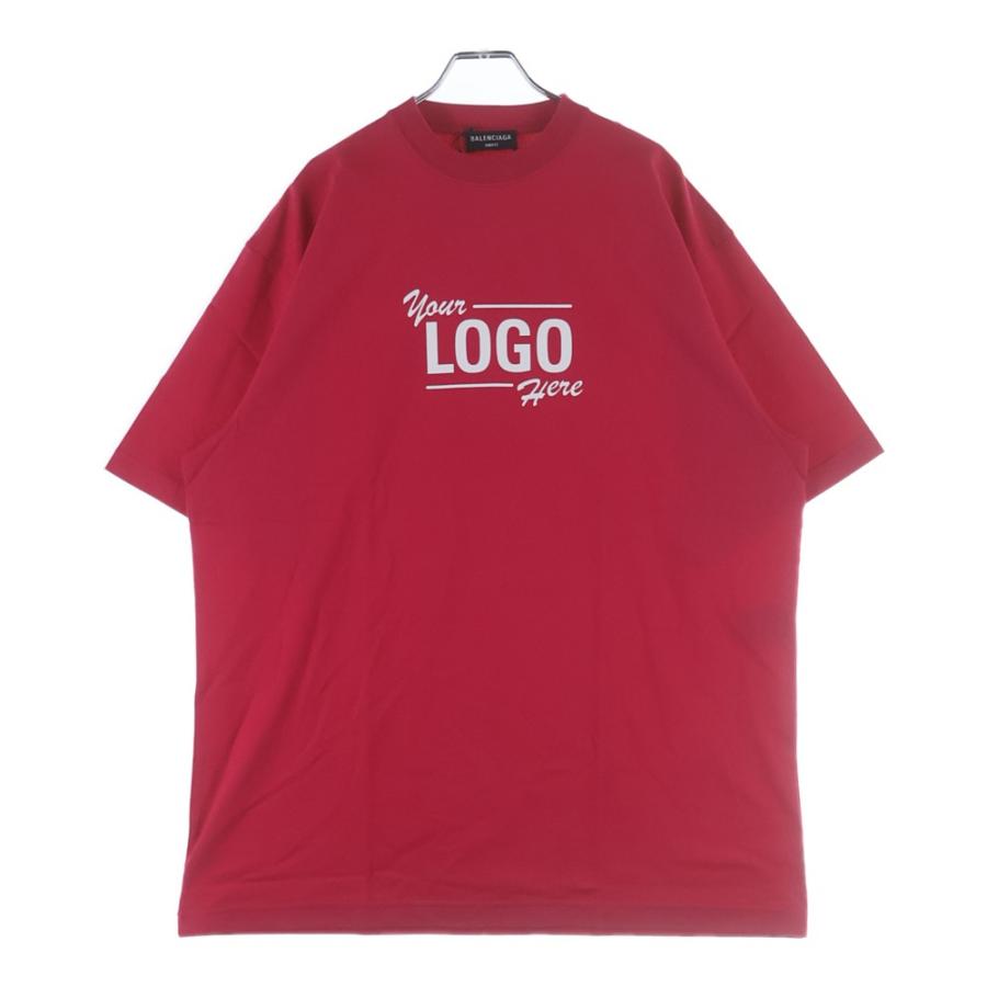 BALENCIAGA（バレンシアガ） 21SS Logo Here Flatground T-Shirt ロゴ