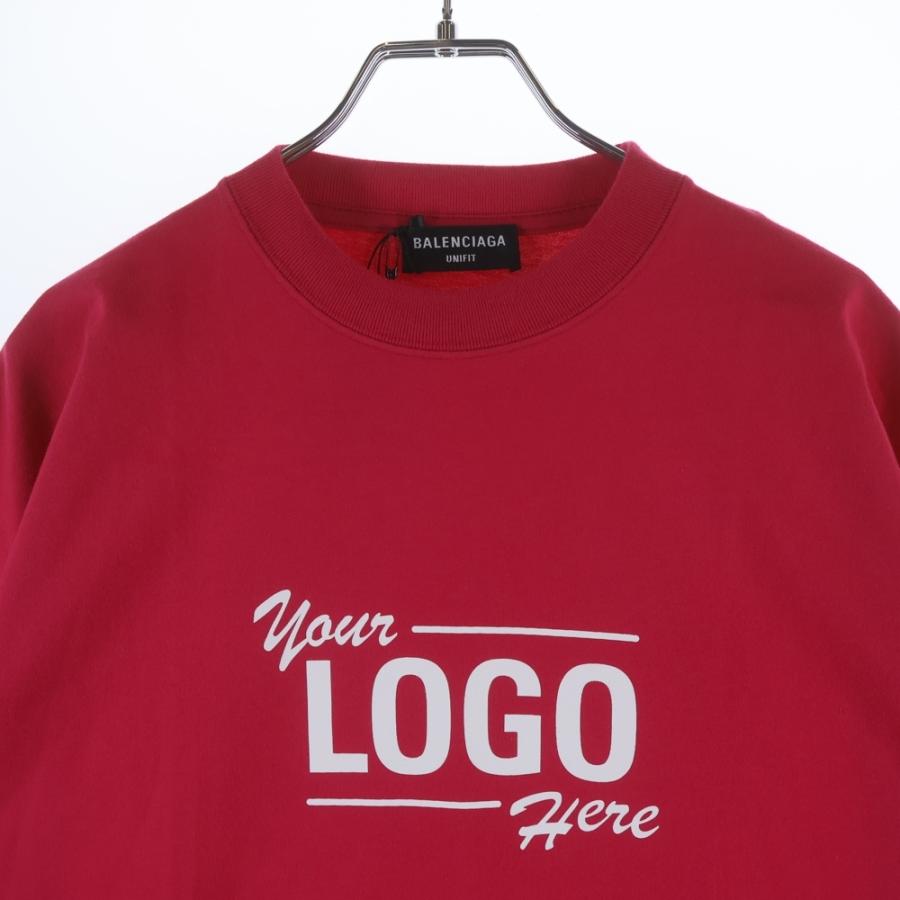 BALENCIAGA（バレンシアガ） 21SS Logo Here Flatground T-Shirt ロゴ