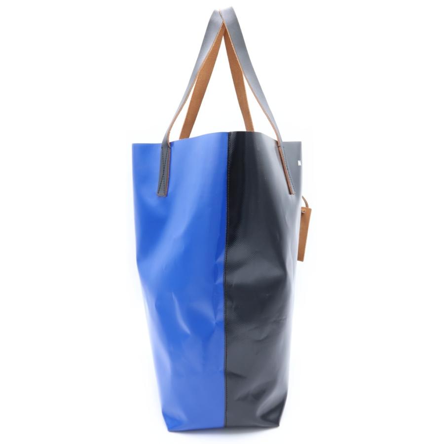 MARNI（マルニ） バイカラー ロゴトートバッグ ハンドバッグ PVC