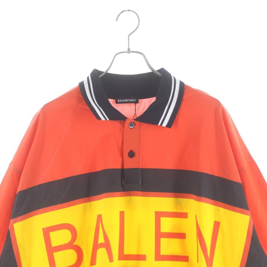 デムナ期Balenciaga オーバーサイズポロシャツ XS BALENCIAGA（バレンシアガ） 18AW BIG LOGO OVERSIZED POLO SHIRT