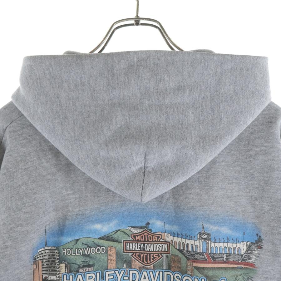 Harley Davidson（ハーレー・ダビッドソン） 00s FLAMES ZIPUP HOODIE