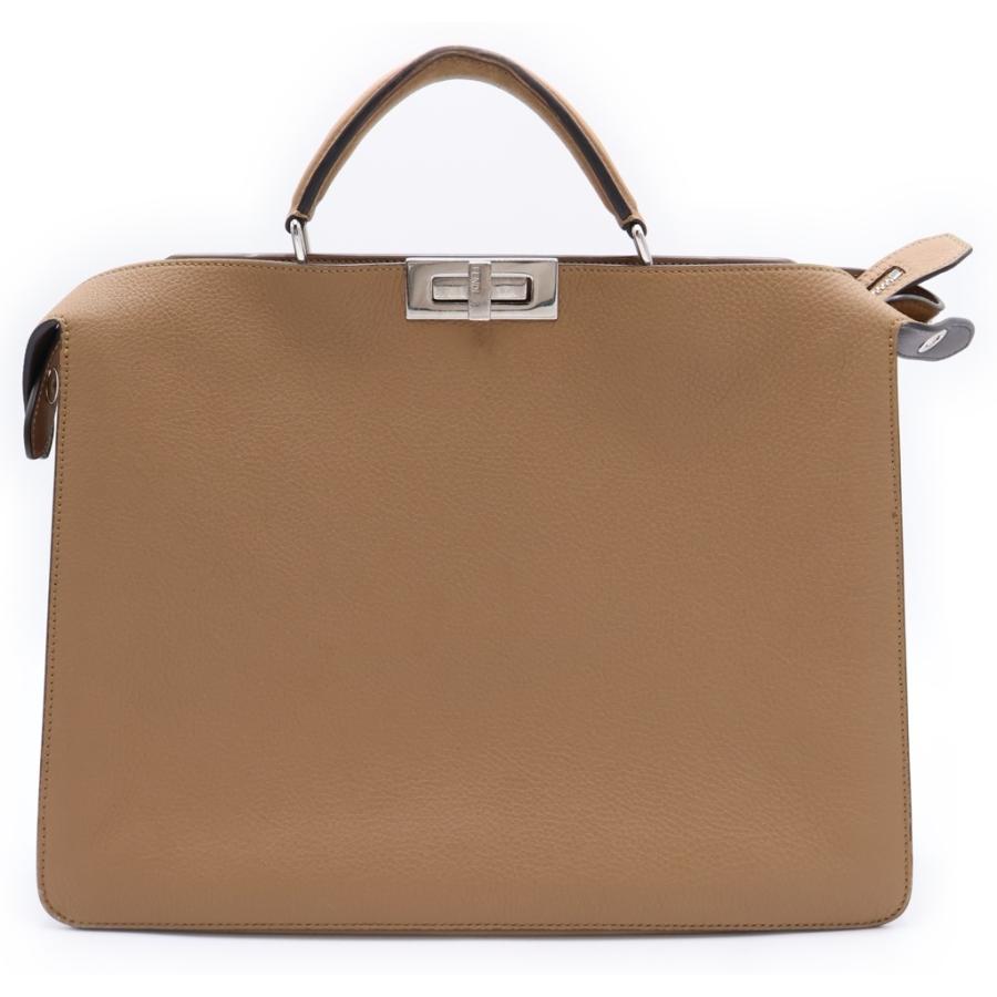 FENDI（フェンディ） ピーカブー アイシーユー ハンドバッグ ブラウン