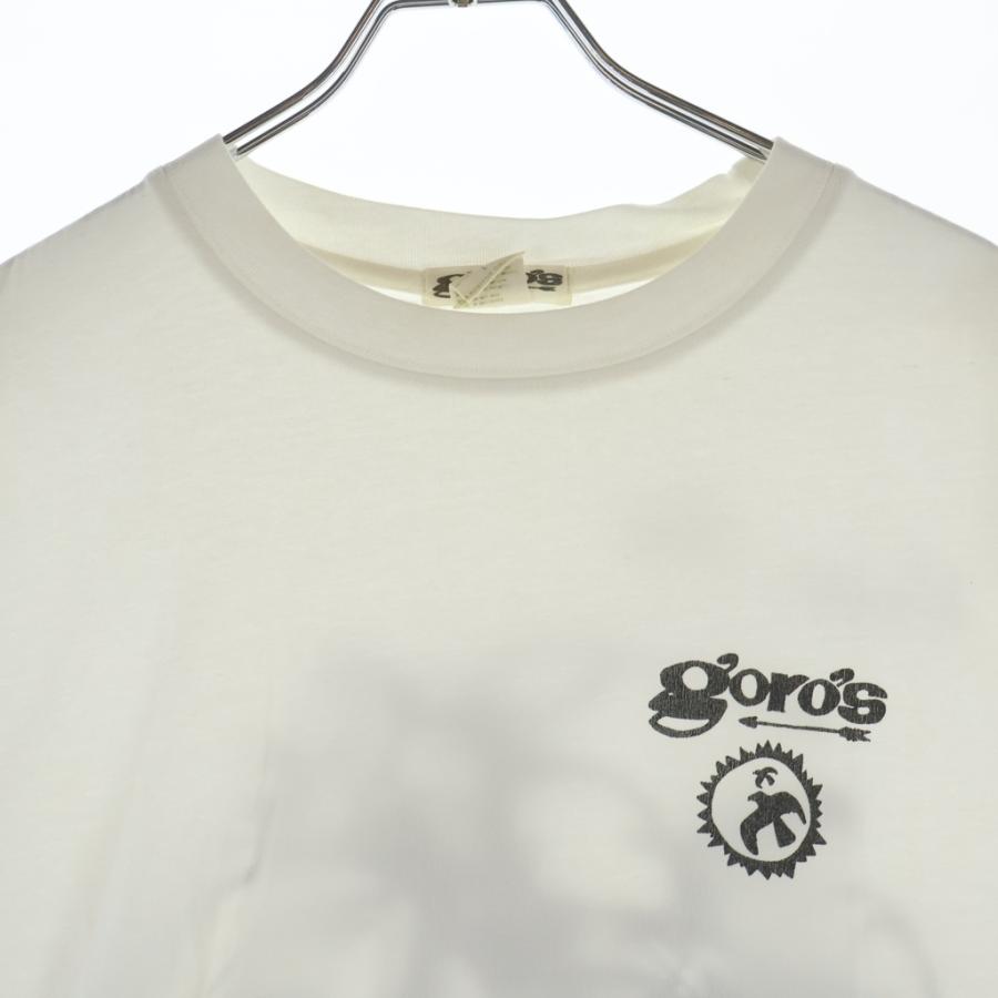 goro's（ゴローズ） OLD Happy Life 半袖Tシャツ カットソー ホワイト