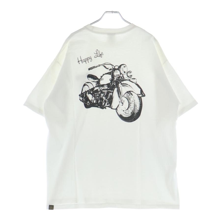 goro's（ゴローズ） OLD Happy Life 半袖Tシャツ カットソー ホワイト