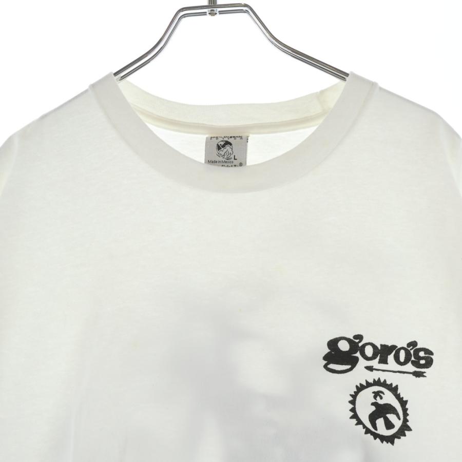 goro's（ゴローズ） OLD Happy Life 半袖Tシャツ カットソー ホワイト