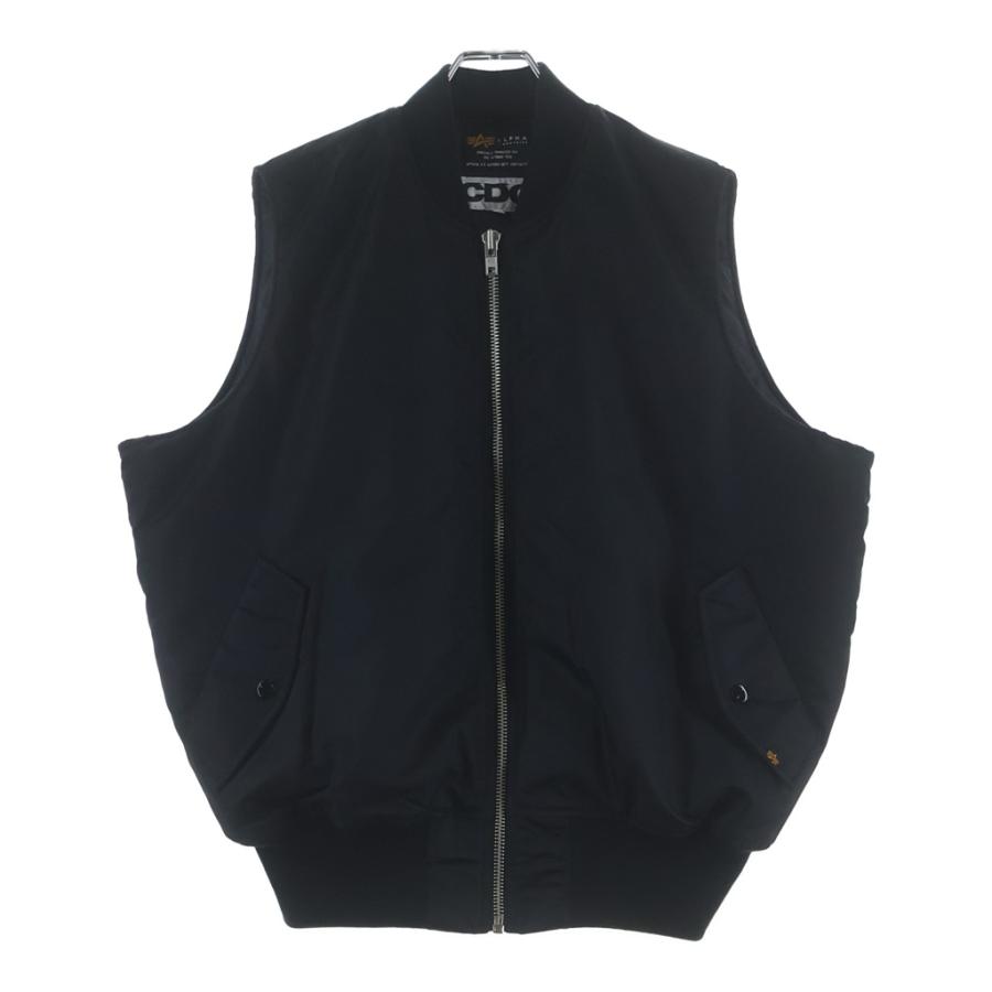 コムデギャルソン シーディージー xALPHA INDUSTRIES MA-1 VEST SZ
