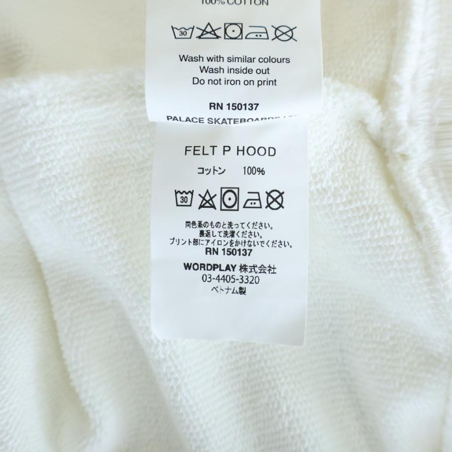 Palace Skateboards パレススケートボーズ FELT P HOOD フェルトPロゴ