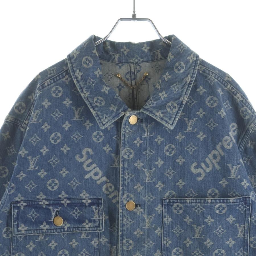 Supreme（シュプリーム） 17AW ルイヴィトン デニム チョア コート
