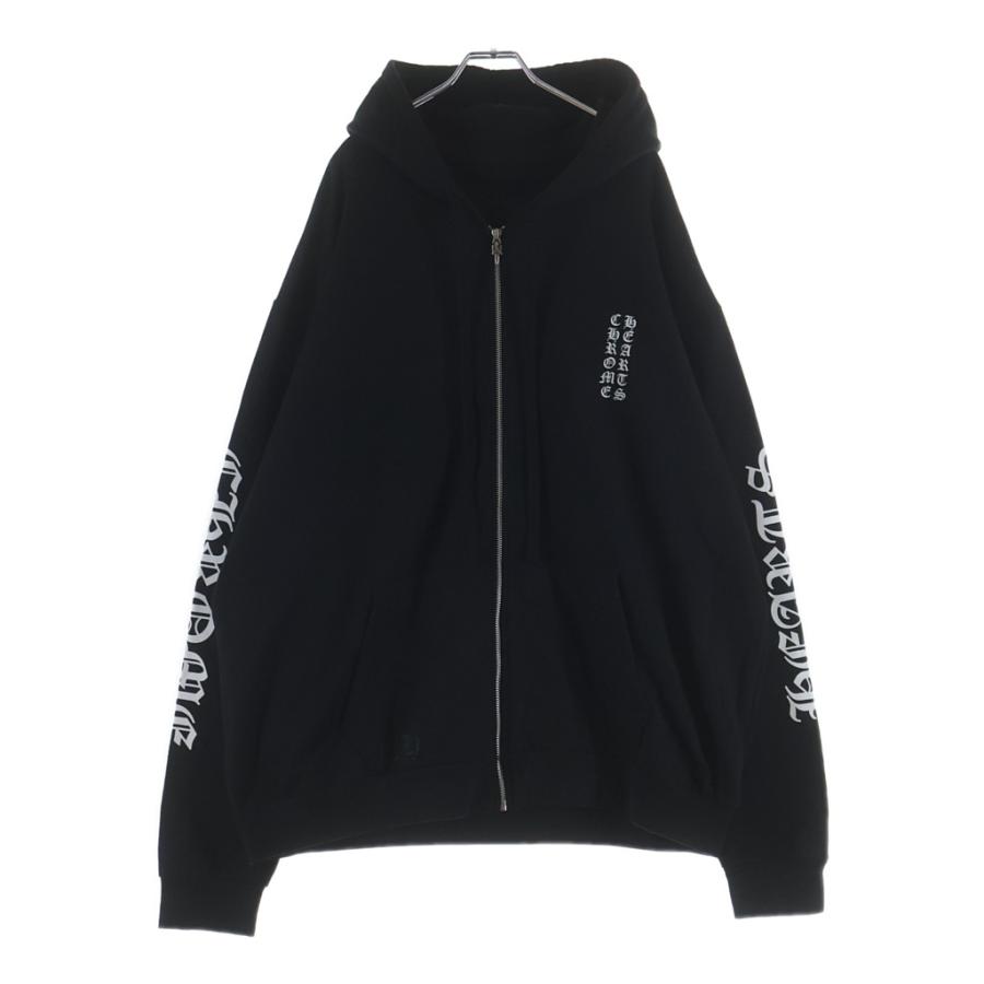 CHROME HEARTS（クロムハーツ） SWTSHRT HD ZIP アームロゴプリント