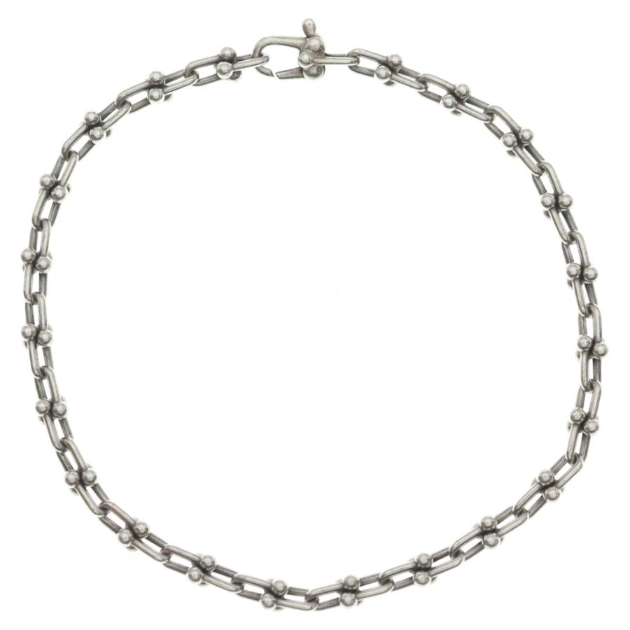 ティファニー　美品　ハードウェア　マイクロ　ブレスレット　シルバー TIFFANY&Co.（ティファニー） TIFFANY & Co. HardWear Micro Link