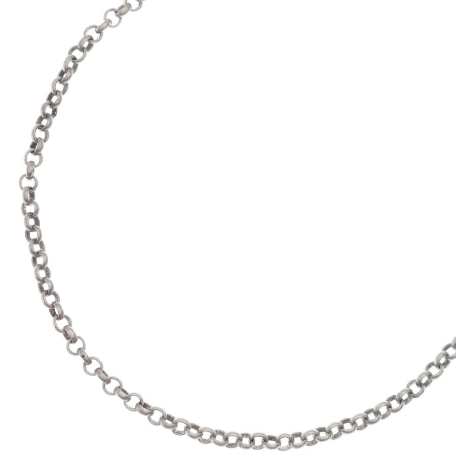 CHROME HEARTS クロムハーツ NECKCHAIN R18 ロールチェーンネックレス 18inch シルバー BCA083 CHROME HEARTS（クロムハーツ） NECKCHAIN R18 ロールチェーン