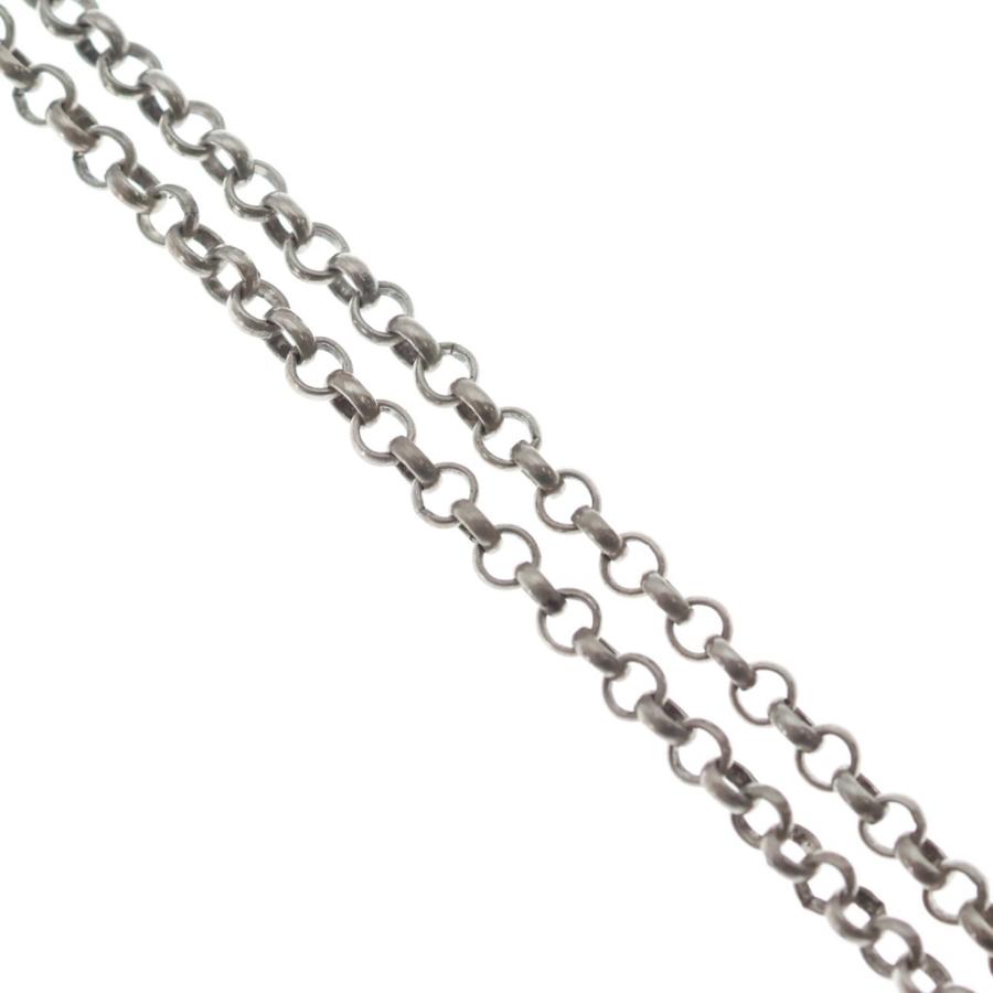 CHROME HEARTS クロムハーツ NECKCHAIN R18 ロールチェーンネックレス 18inch シルバー BCA083 CHROME HEARTS（クロムハーツ） NECKCHAIN R18 ロールチェーン