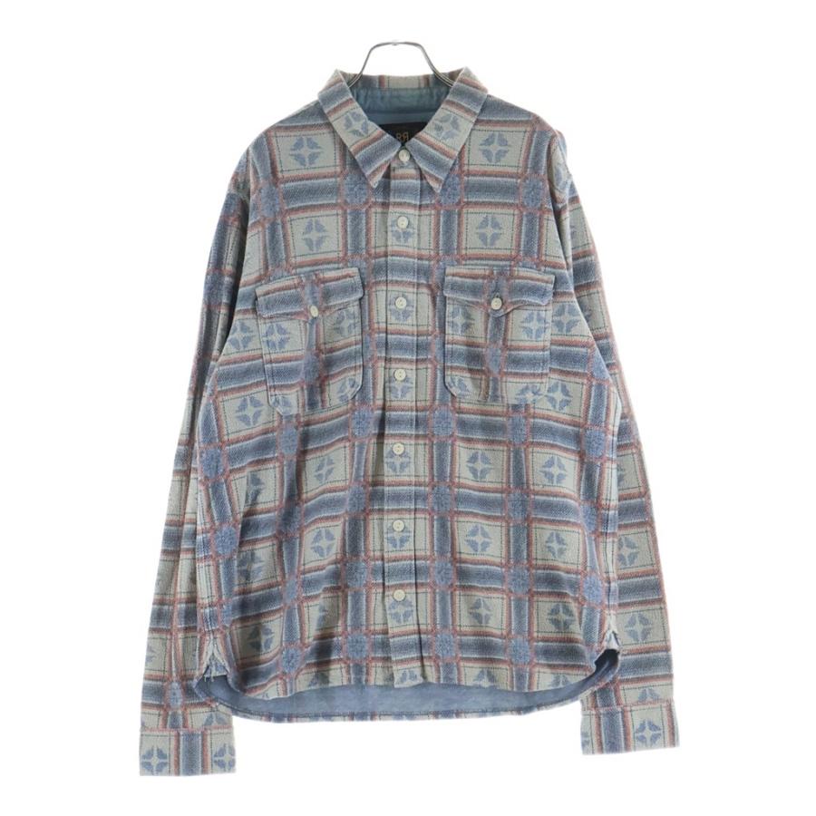 RRL ダブルアールエル Print Reverse-Terry Work Shirt リバーステリー