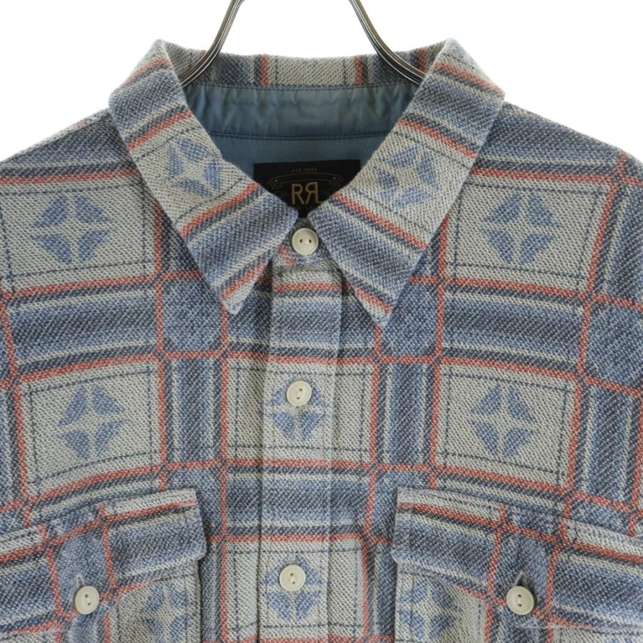 RRL ダブルアールエル Print Reverse-Terry Work Shirt リバーステリー