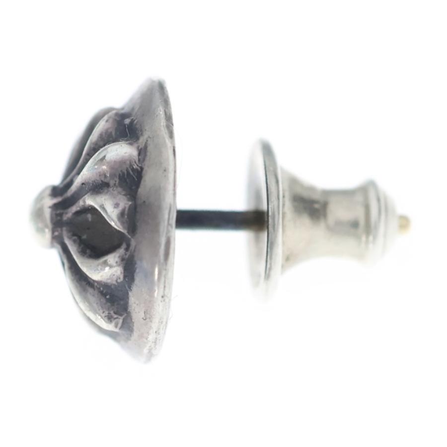 CHROME HEARTS クロムハーツ STUD CRSBLL クロスボールスタッドピアス シルバー BCA110 CHROME HEARTS（クロムハーツ） STUD CRSBLL クロスボールスタッド