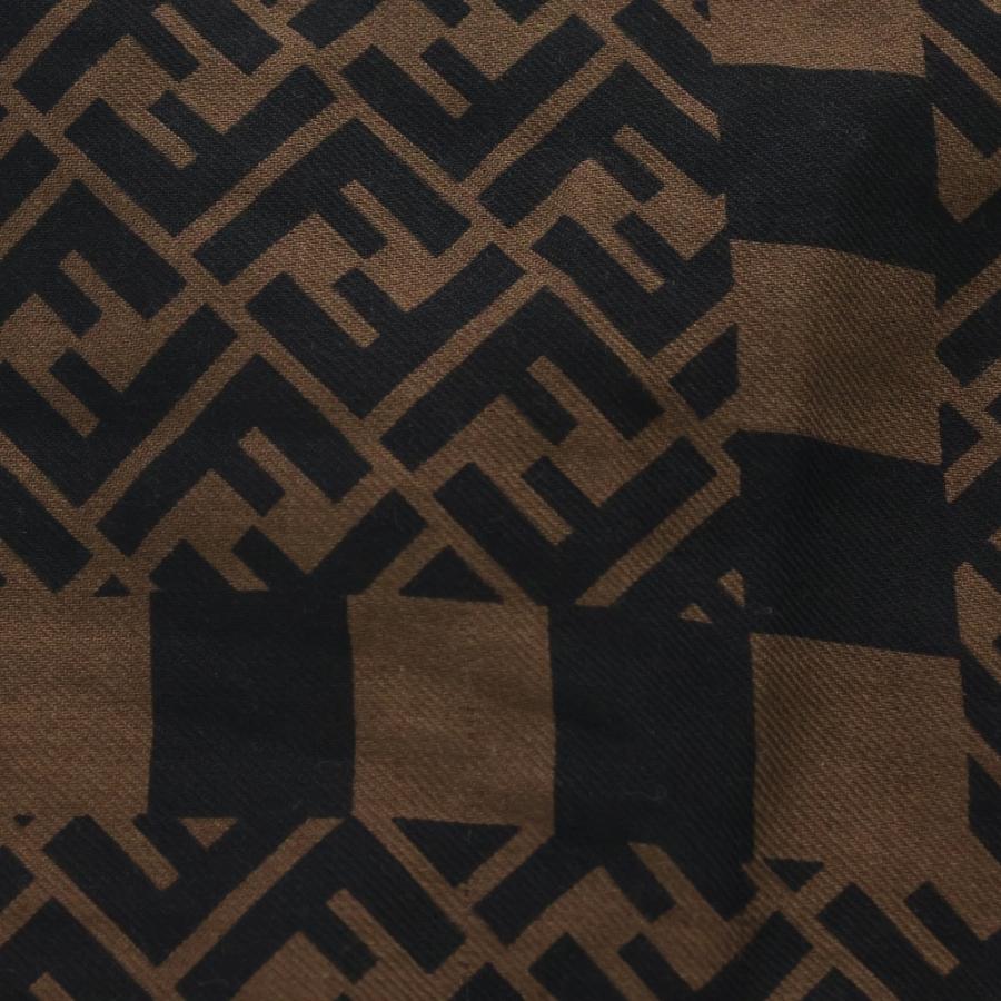 FENDI（フェンディ） Logo Scarf カシミヤ ウール マフラー ストール