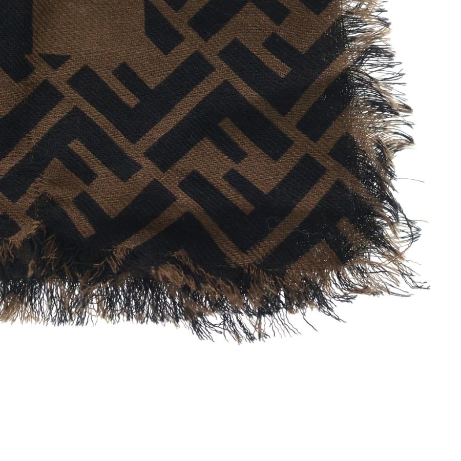 FENDI（フェンディ） Logo Scarf カシミヤ ウール マフラー ストール