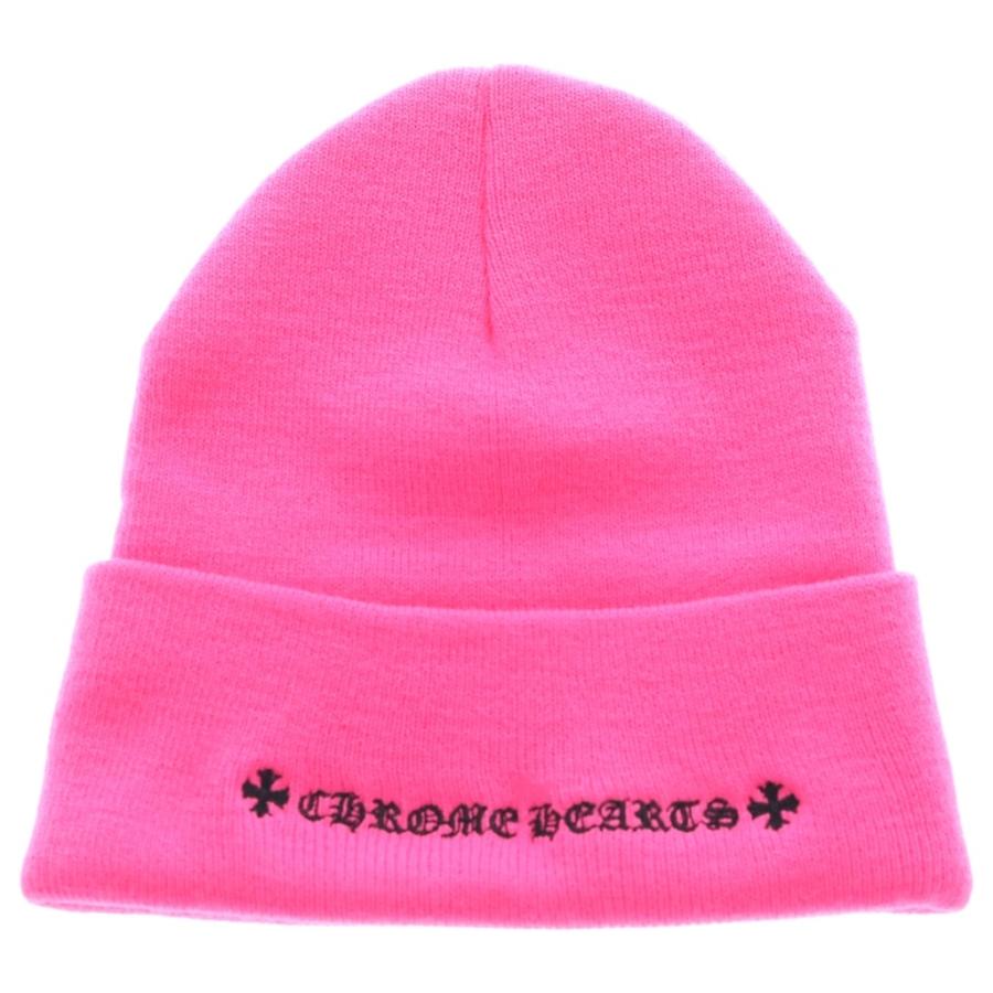 Chrome Hearts ピンク ニット帽 ビーニー Chrome Hearts ♡ ニット帽