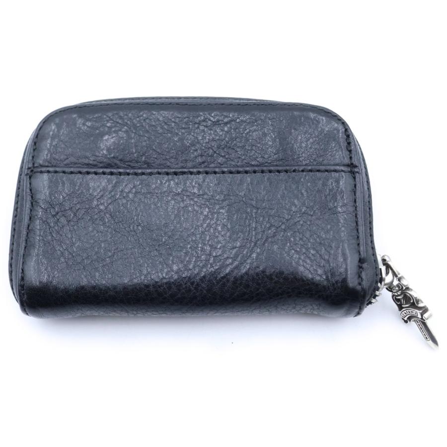 CHROME HEARTS（クロムハーツ） COIN CASE ダガーラウンドジップレザー