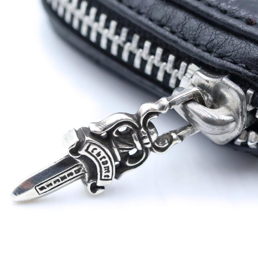 CHROME HEARTS（クロムハーツ） COIN CASE ダガーラウンドジップレザー