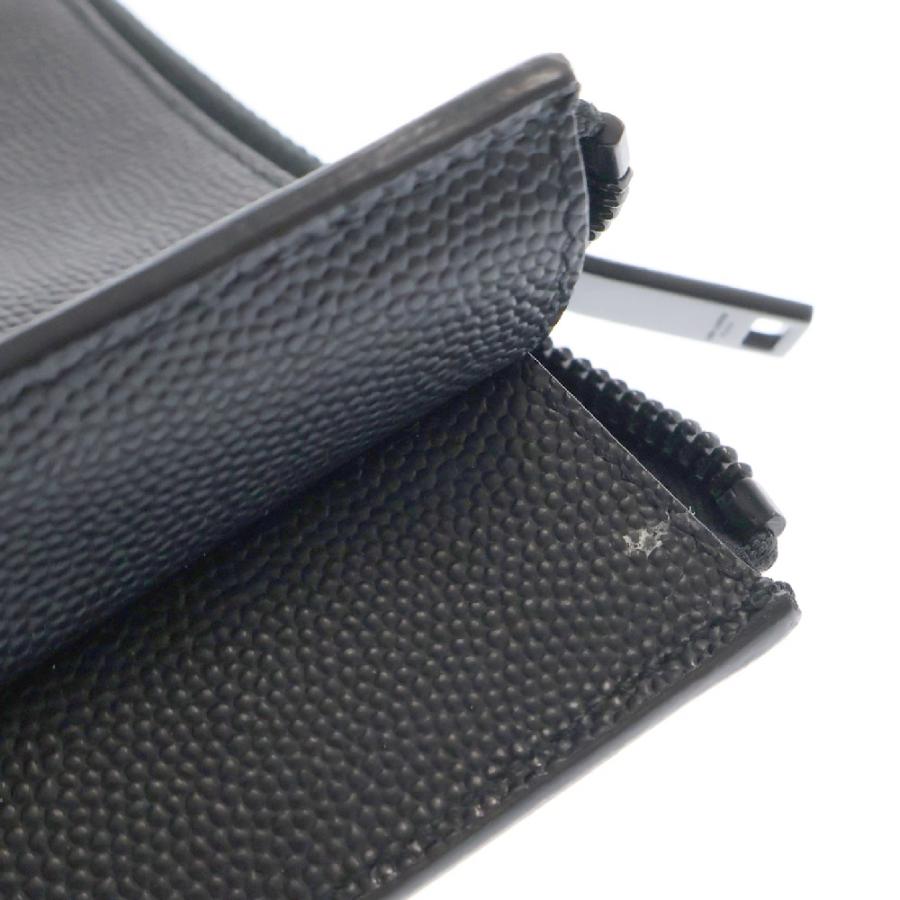 SAINT LAURENT PARIS サンローランパリ YSLロゴプレート レザー  