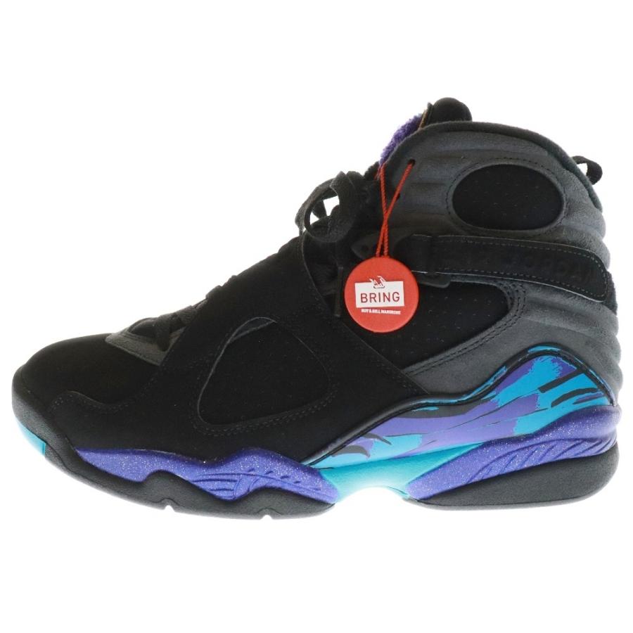 シューズ(男性用) AIR JORDAN 8 RETRO US12 30cm NIKE（ナイキ） AIR JORDAN 8 RETRO BLACK CEMENT 305381-025 エア
