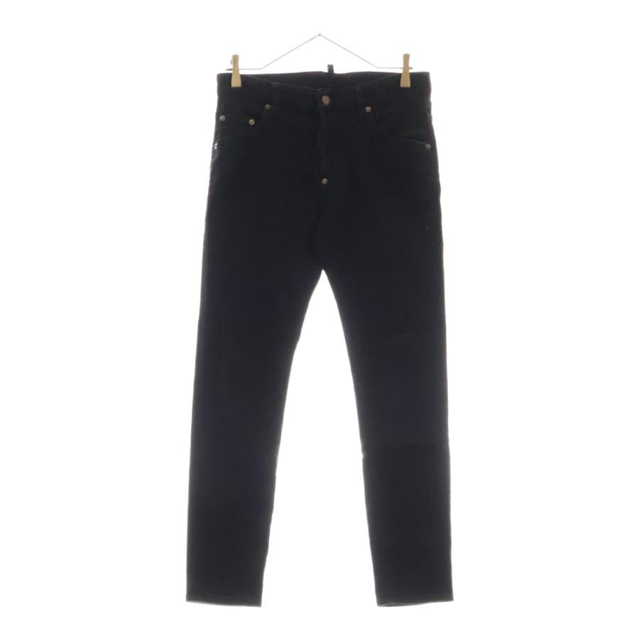 Dsquared2 スケーター 黒 ブラックデニム 42 ダメージ ブリーチ加工