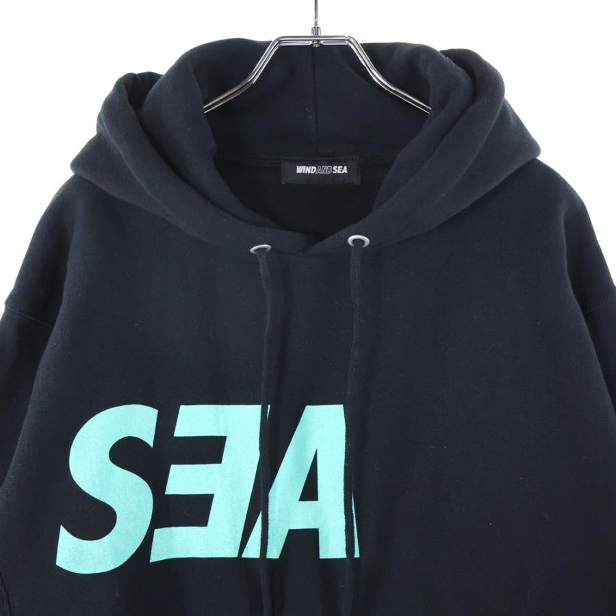 バックプリント】WINDANDSEA☆ビッグロゴ 即完売モデル パーカー人気
