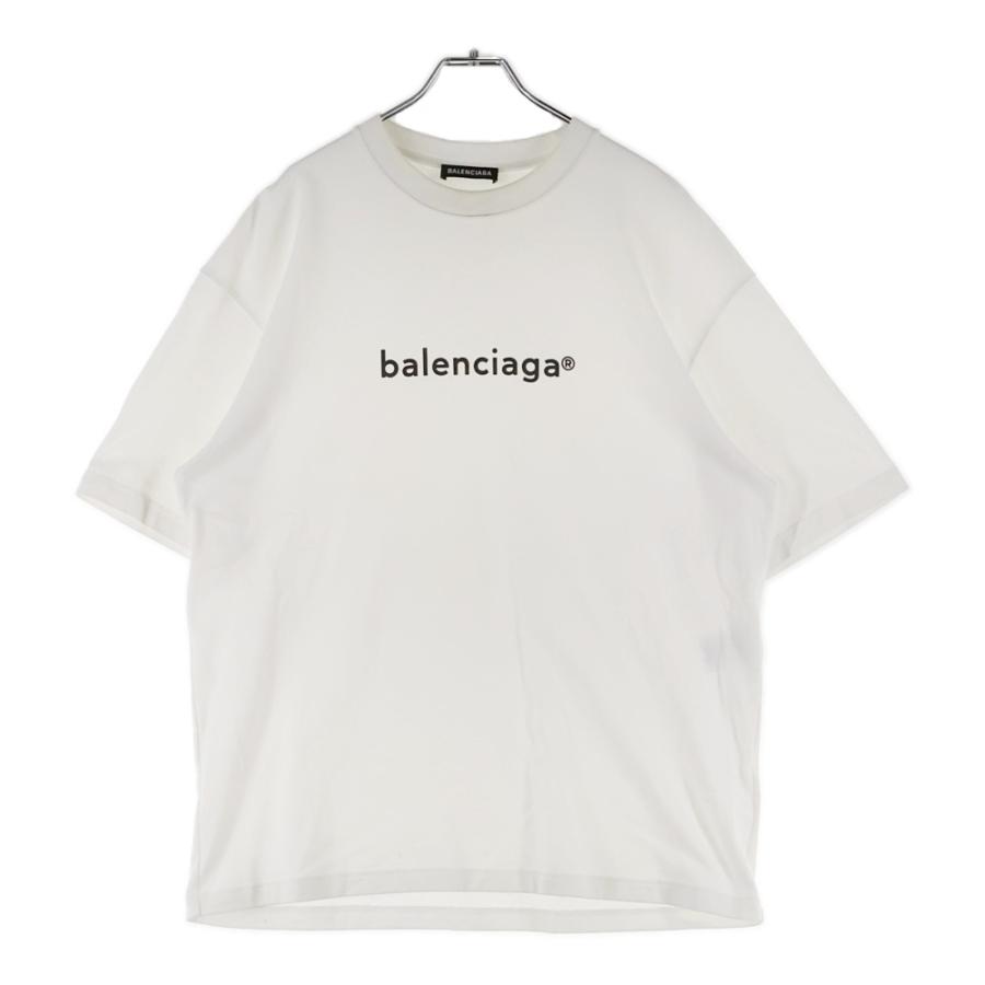 BALENCIAGA バレンシアガ 21SS ニューコピーライト プリントロゴ半袖T  