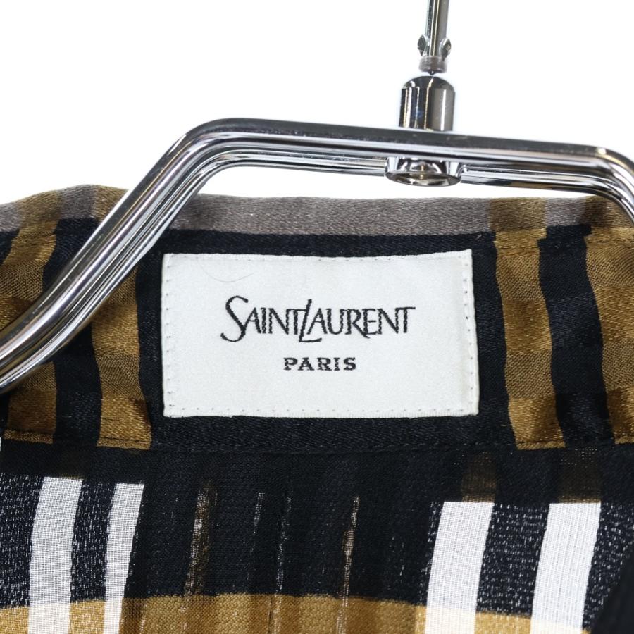 SAINT LAURENT PARIS サンローランパリ ロンクスリフ 長袖シャツ