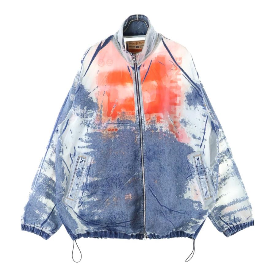DIESEL（ディーゼル） 24SS D-Krap-Fse シースルーデニムブルゾン
