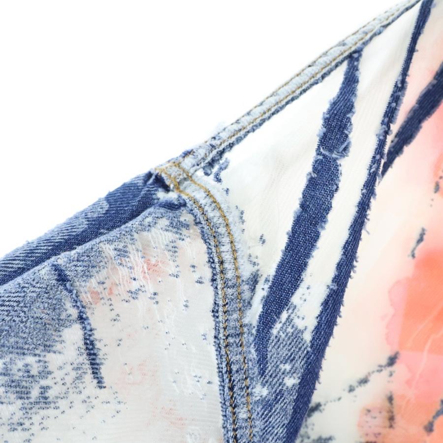 DIESEL（ディーゼル） 24SS D-Krap-Fse シースルーデニムブルゾン