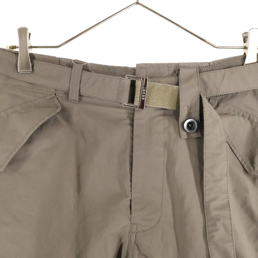 sacai サカイ 23aw ベルテッドスラックス sacai（サカイ） 23AW Matte Taffeta Pants ベルテッドサルエルパンツ