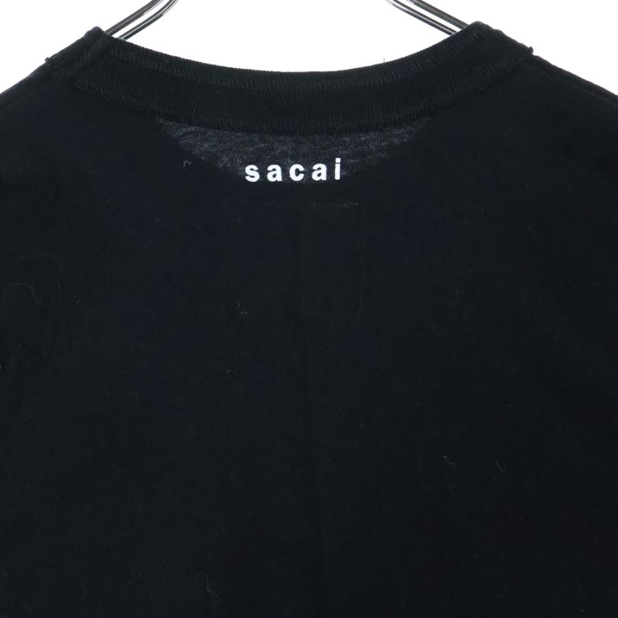 sacai（サカイ） 21SS ×KAWS Flock Print T-Shirt カウズ フロック