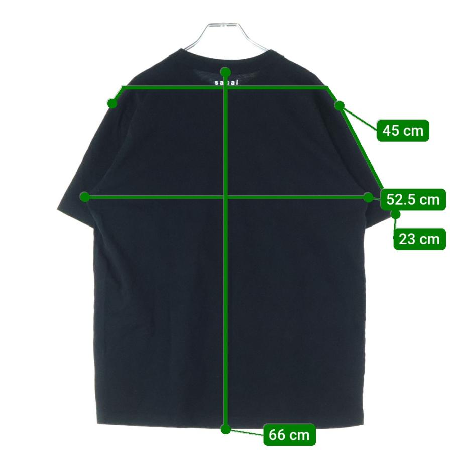 sacai（サカイ） 21SS ×KAWS Flock Print T-Shirt カウズ フロック