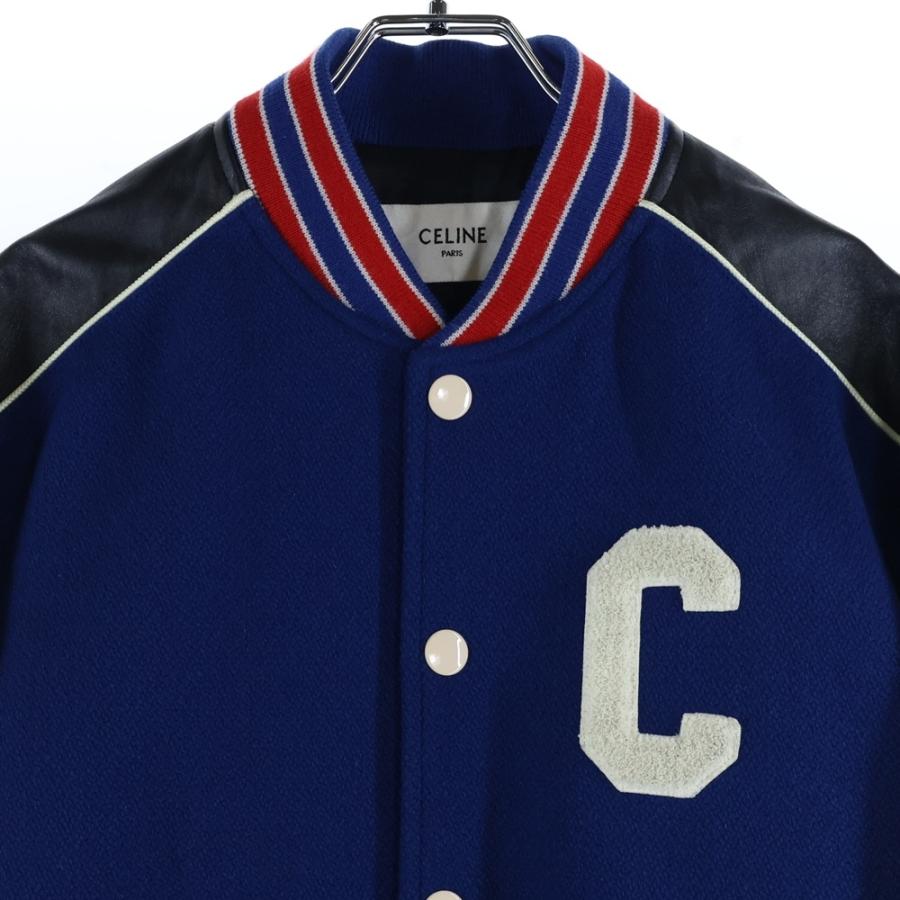 CELINE（セリーヌ） 22SS Classic Wool Teddy Jacket Cワッペンロゴ