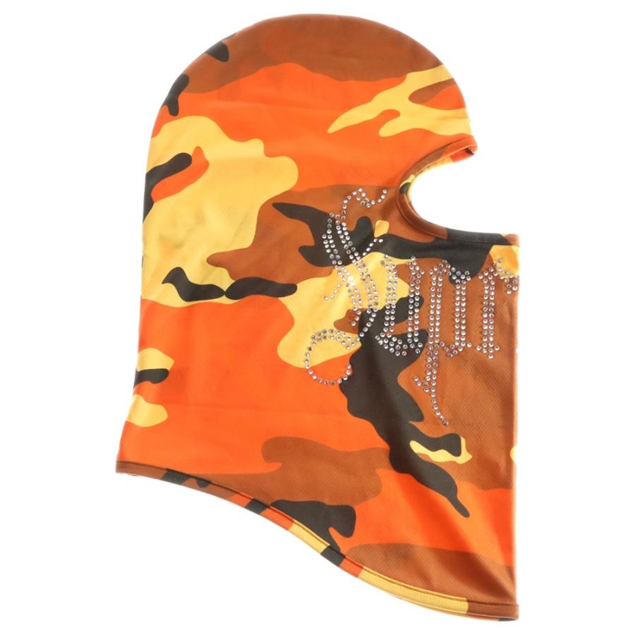 正規品　24AWシュプリーム ラインストーン バラクラバ Supreme（シュプリーム） 24AW Rhinestone Balaclava カモフラージュ柄