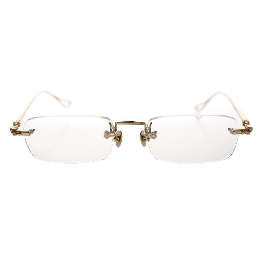 クロムハーツ　SINNERGASM II クリアゴールドサングラス　新品！ CHROME HEARTS（クロムハーツ） SINNERGASM II クロステンプル