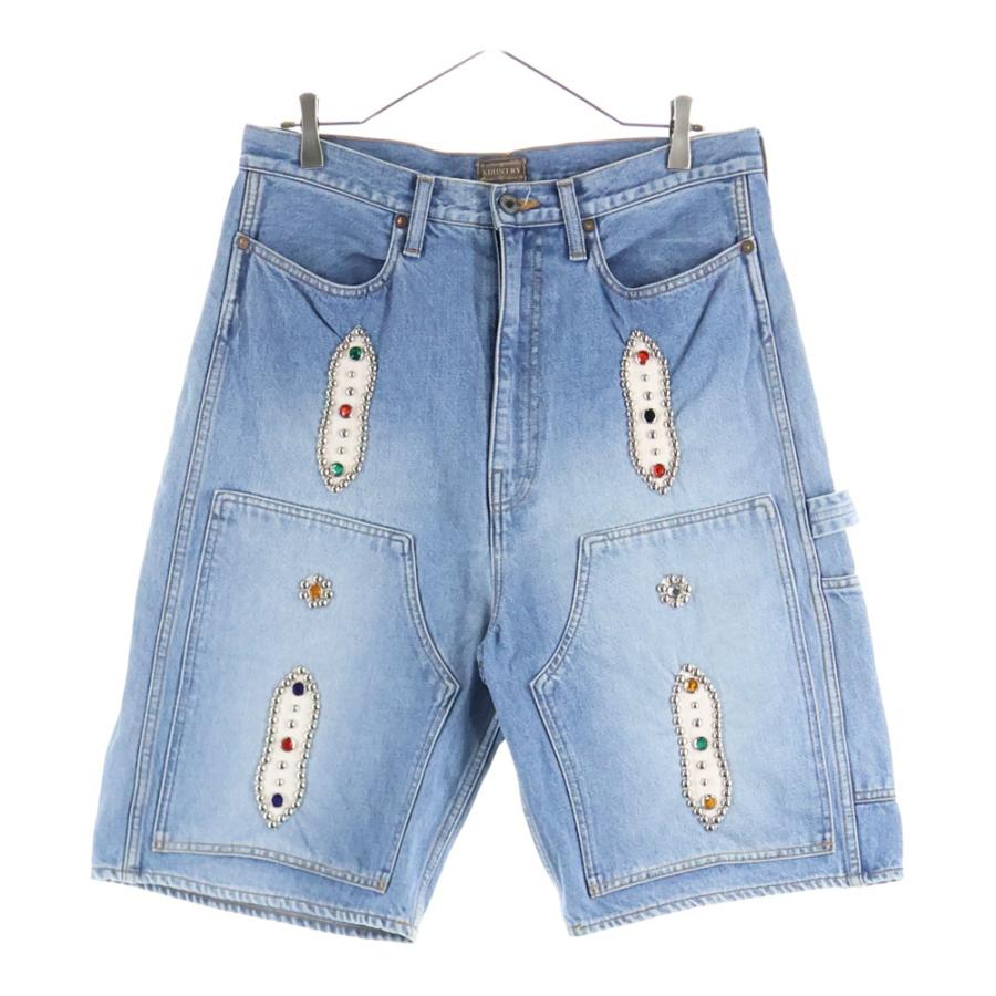 KAPITAL（キャピタル） 24SS 14oz DENIM SHORTS STUDS REMAKE スタッズ